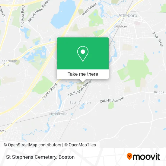 St Stephens Cemetery map
