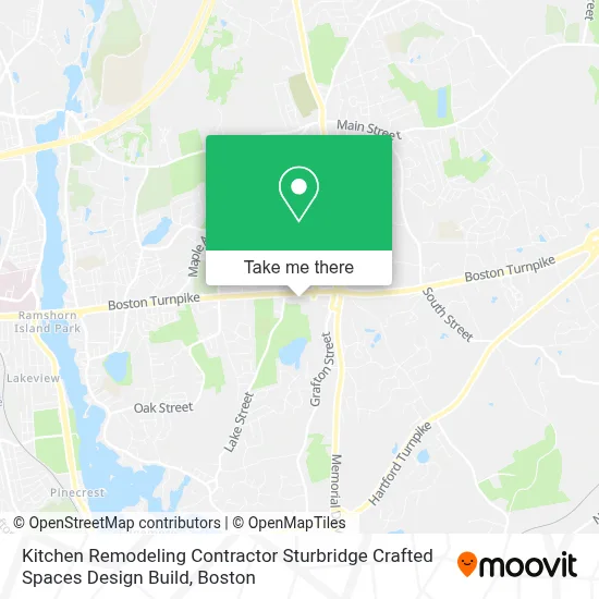 Kitchen Remodeling Contractor Sturbridge Crafted Spaces Design Build map
