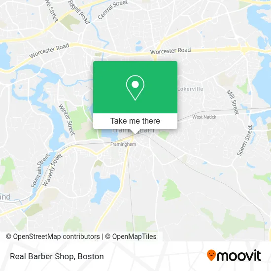 Real Barber Shop map