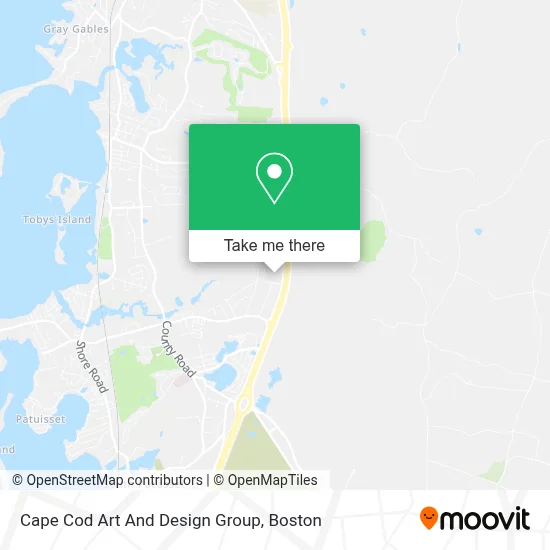 Cape Cod Art And Design Group map