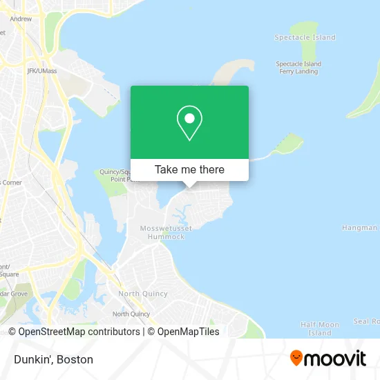 Dunkin' map
