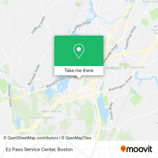 Ez Pass Service Center map