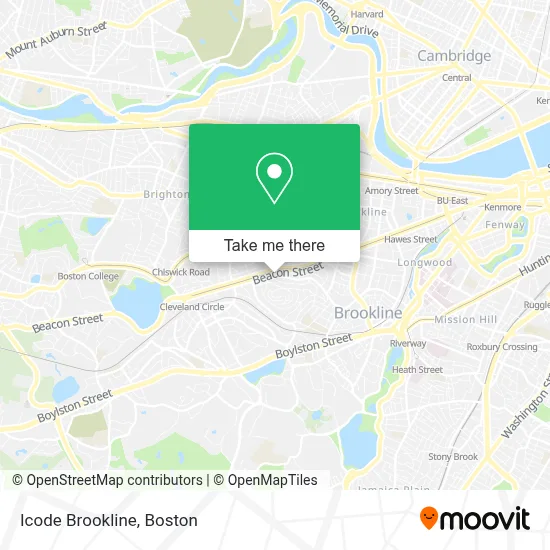 Icode Brookline map