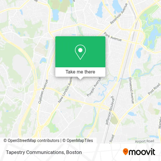 Tapestry Communications map