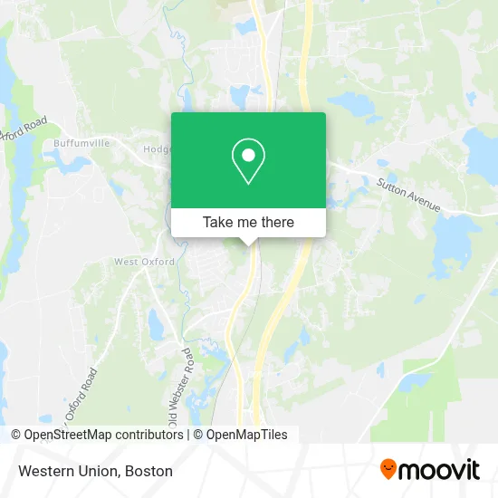 Western Union map