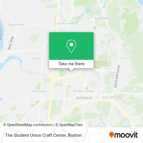 The Student Union Craft Center map