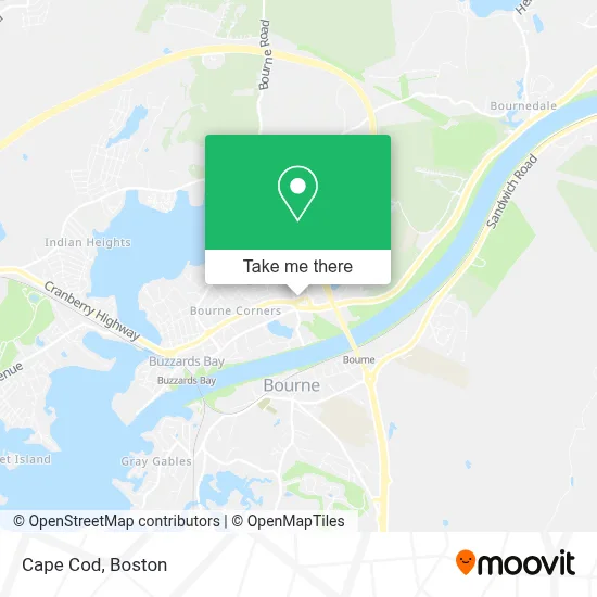 Cape Cod map