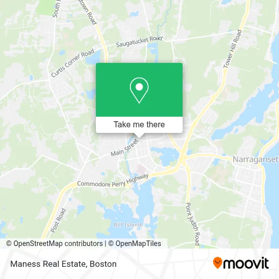Maness Real Estate map
