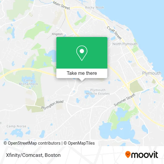 Xfinity/Comcast map