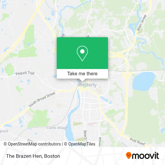 The Brazen Hen map