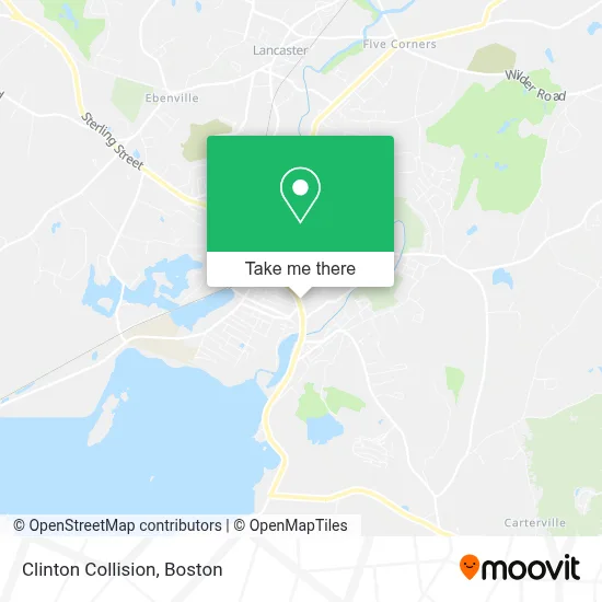 Clinton Collision map