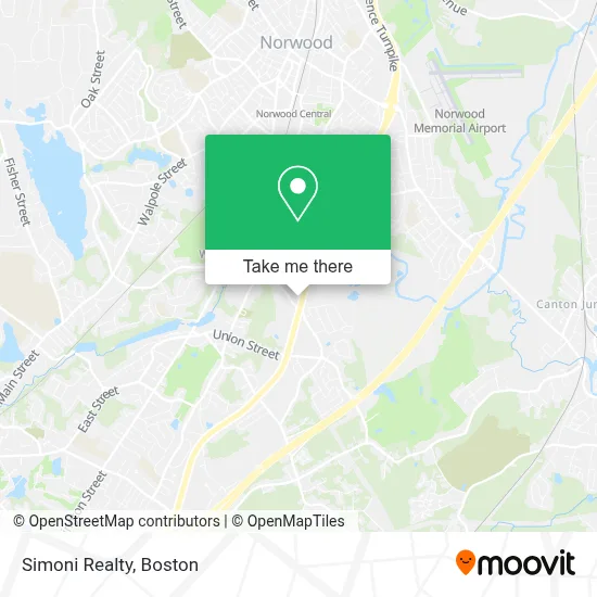 Simoni Realty map