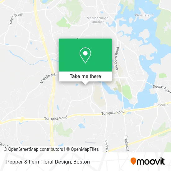 Pepper & Fern Floral Design map