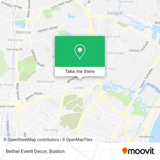 Bethel Event Decor map