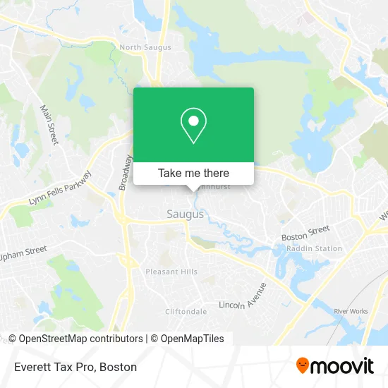 Everett Tax Pro map