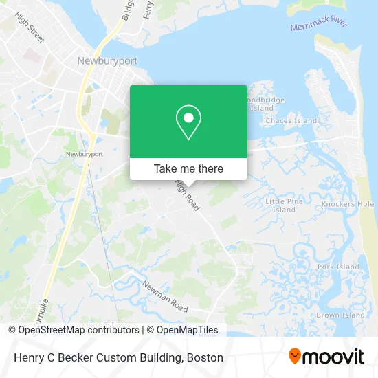 Henry C Becker Custom Building map