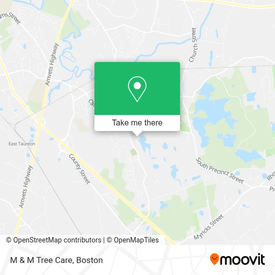 M & M Tree Care map