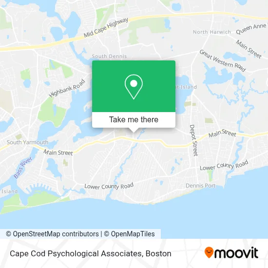 Cape Cod Psychological Associates map