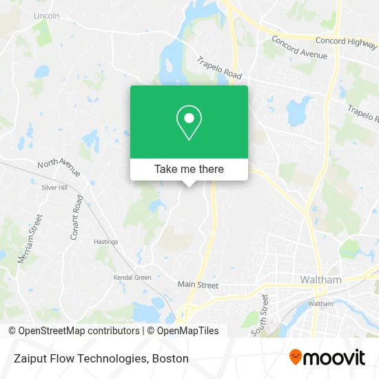 Zaiput Flow Technologies map