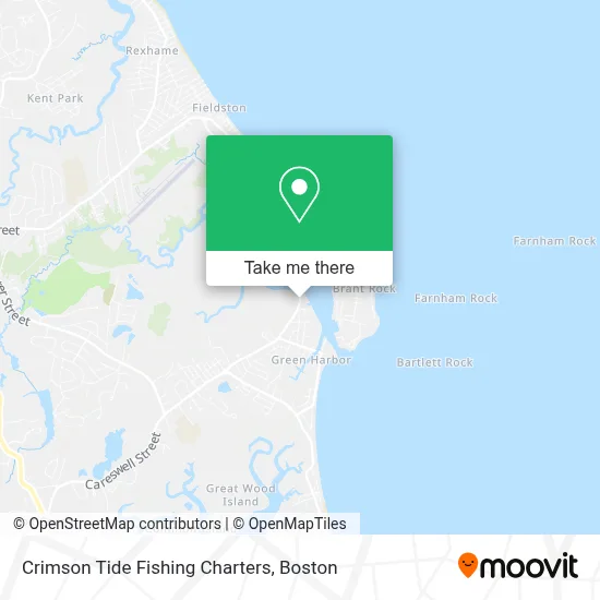 Crimson Tide Fishing Charters map