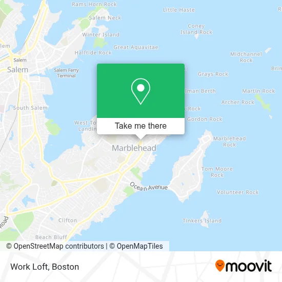 Work Loft map