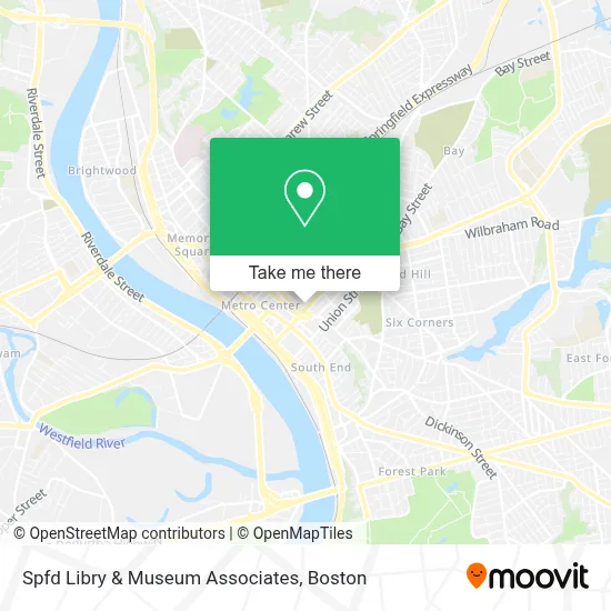 Spfd Libry & Museum Associates map