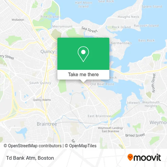 Td Bank Atm map