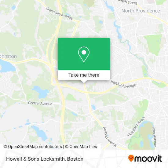 Howell & Sons Locksmith map