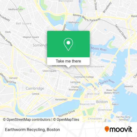 Earthworm Recycling map