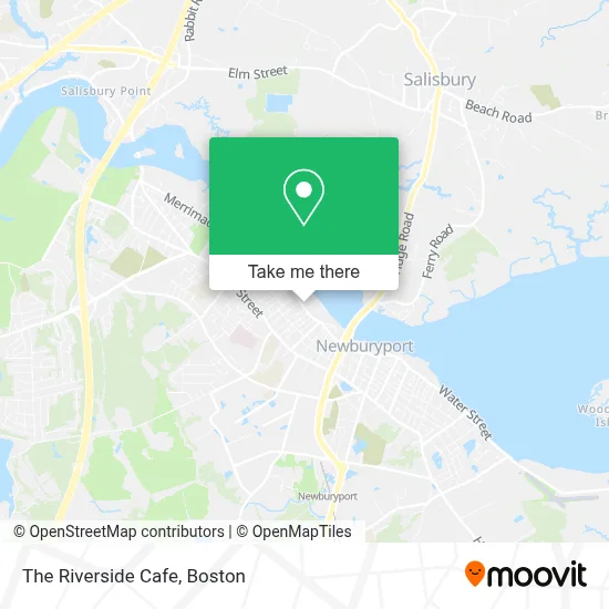 The Riverside Cafe map