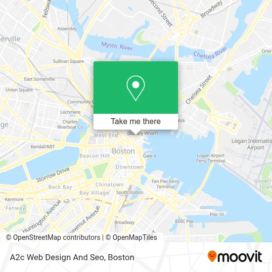 A2c Web Design And Seo map