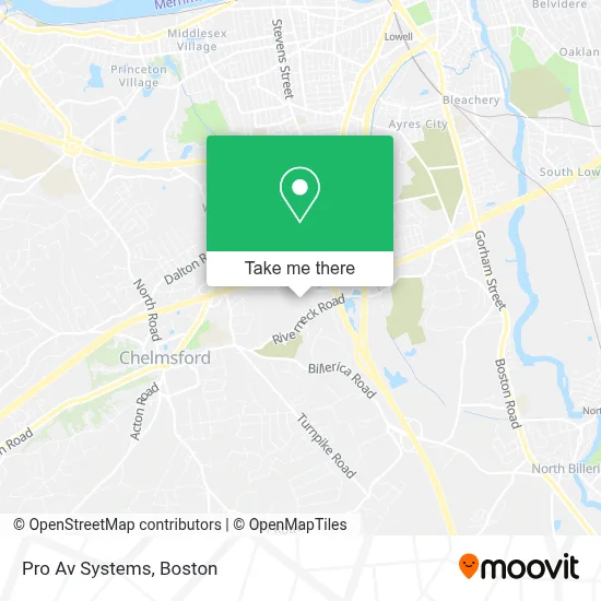 Pro Av Systems map