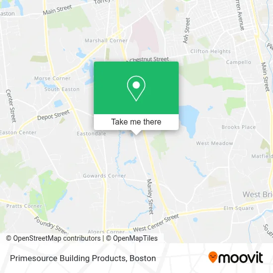 Primesource Building Products map