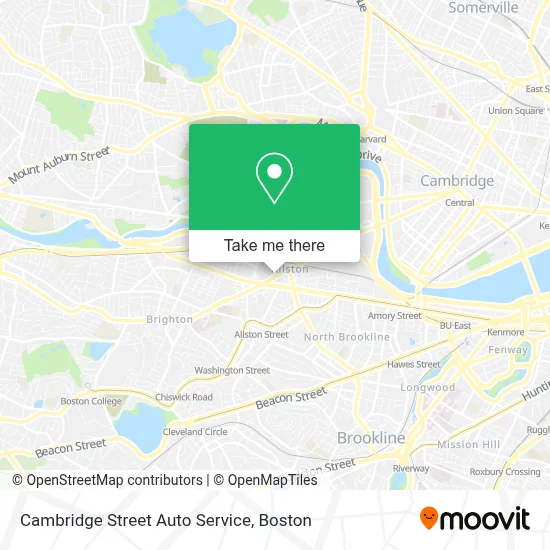 Cambridge Street Auto Service map