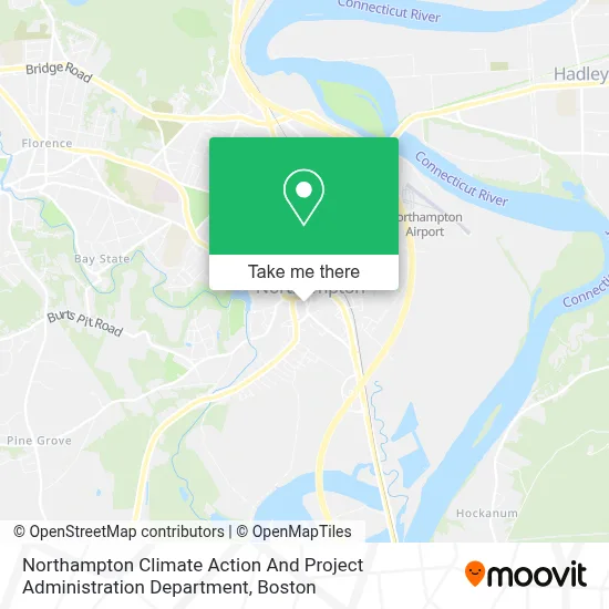 Northampton Climate Action And Project Administration Department map
