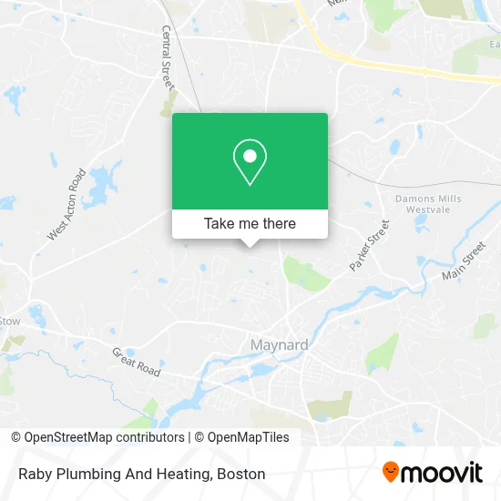 Raby Plumbing And Heating map