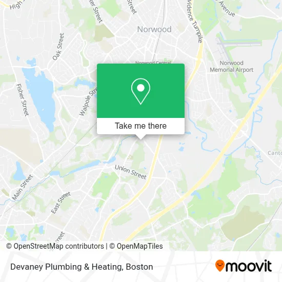 Devaney Plumbing & Heating map