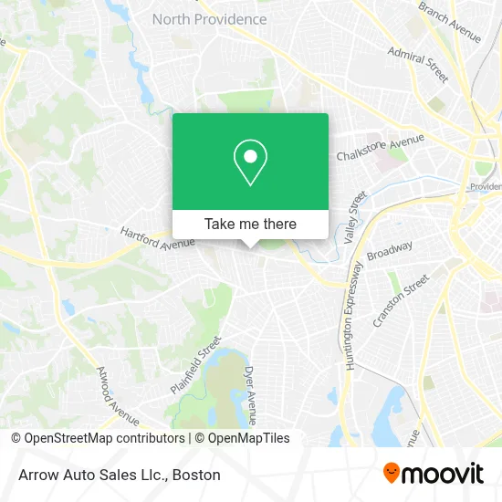 Arrow Auto Sales Llc. map