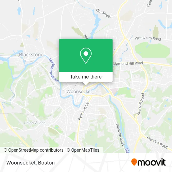 Woonsocket map