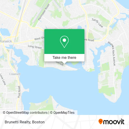 Brunetti Realty map