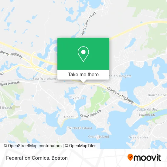 Federation Comics map