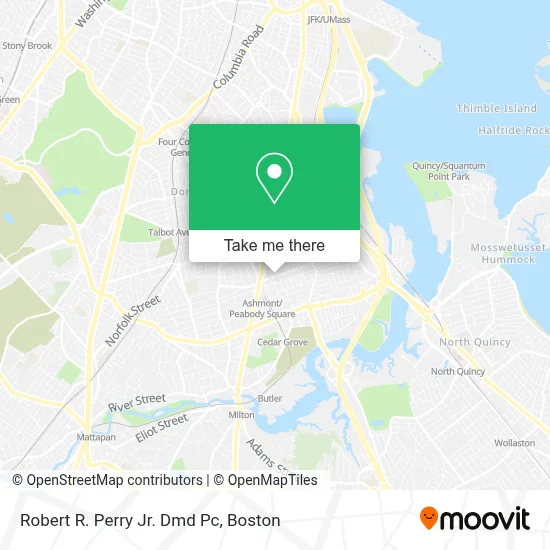 Robert R. Perry Jr. Dmd Pc map