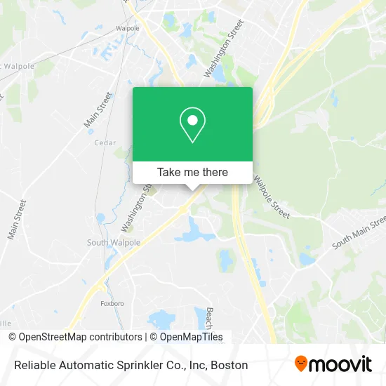 Reliable Automatic Sprinkler Co., Inc map