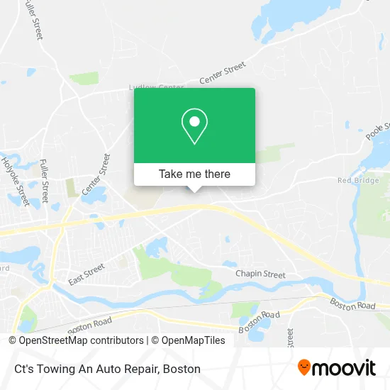 Ct's Towing An Auto Repair map