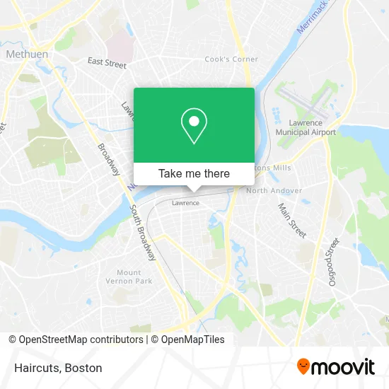 Haircuts map