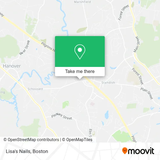 Lisa's Nails map