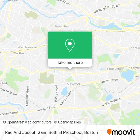 Rae And Joseph Gann Beth El Preschool map