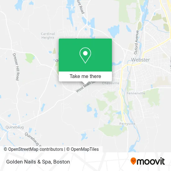 Golden Nails & Spa map