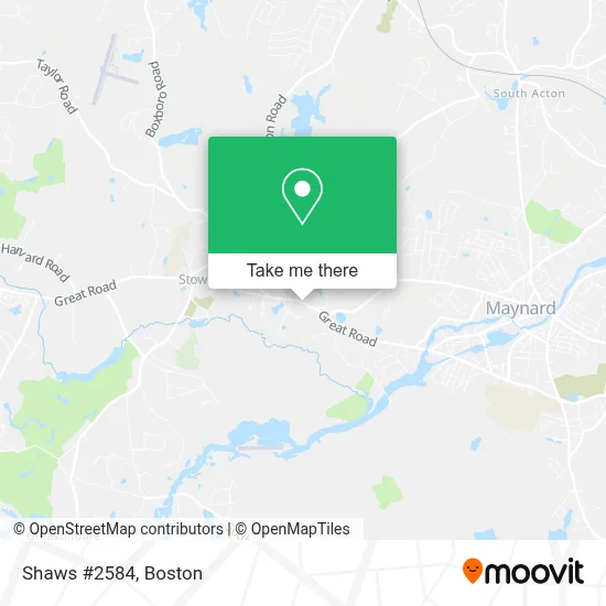 Shaws #2584 map