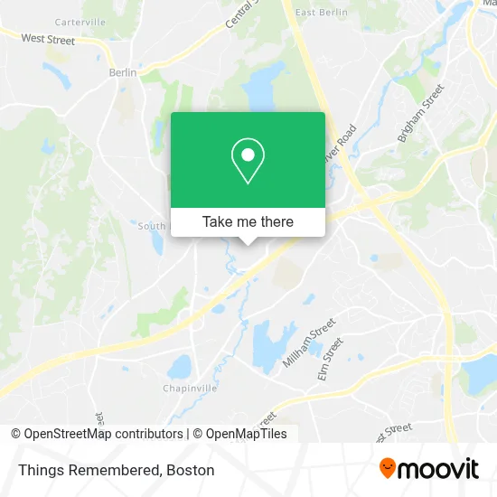 Things Remembered map